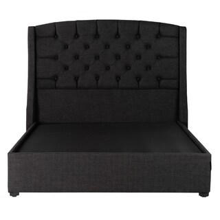Foto 1 | Cabecera Dicasa Sitka Color Negro Matrimonial + Base Cama Dicasa Color Negro Matrimonial