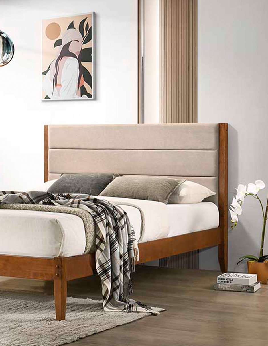 Cabecera Matrimonial Mobi Fabiola Beige