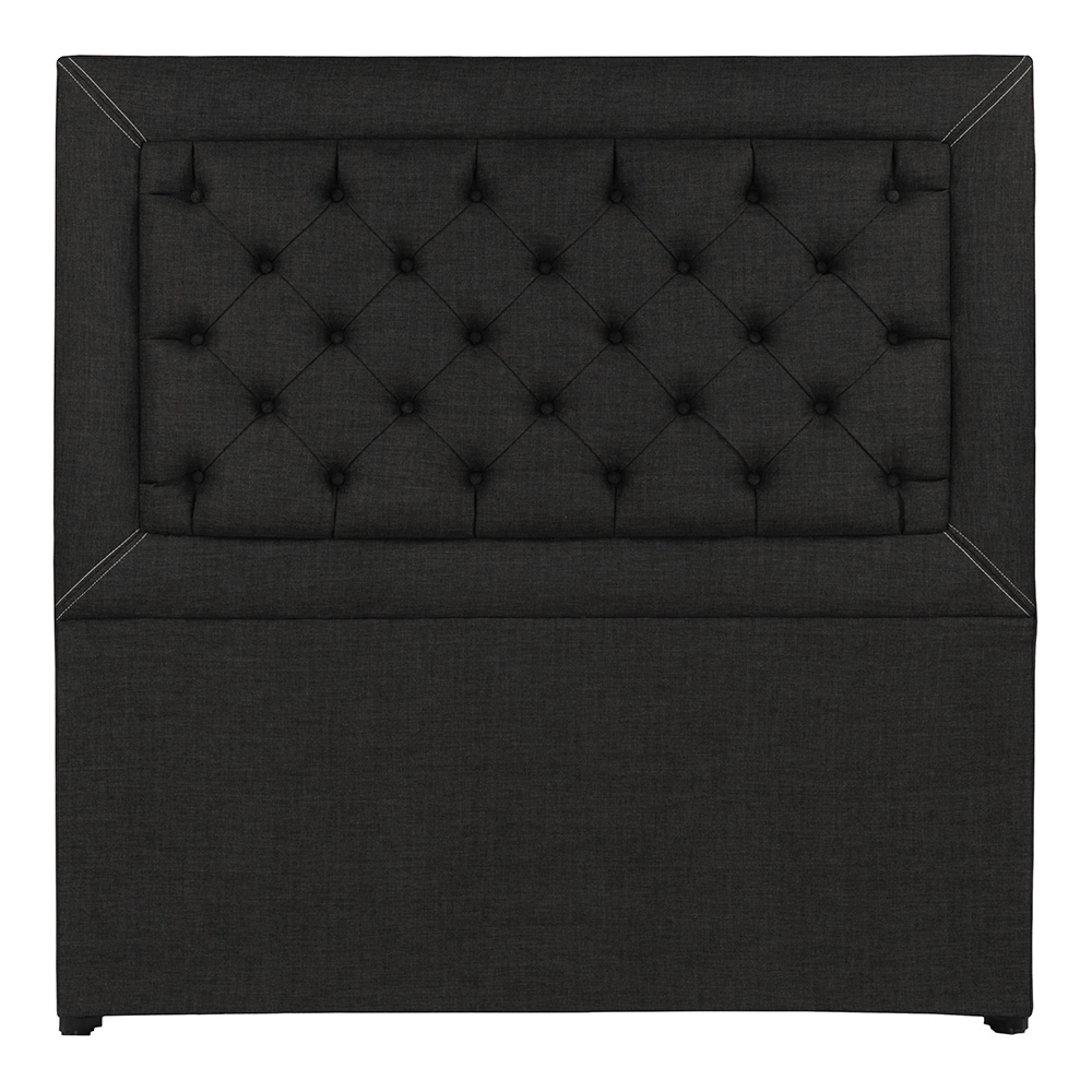 Cabecera Dicasa Mary Color Negro Queen Size