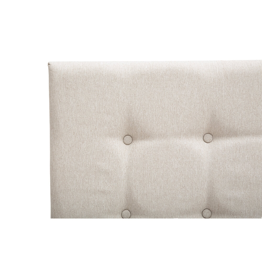Foto 5 pulgar | Cabecera Dicasa Bilbao Color Crema Queen Size