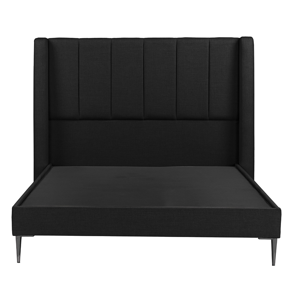 Foto 3 pulgar | Cabecera Foss Color Negro + Base Cama Slim King Size