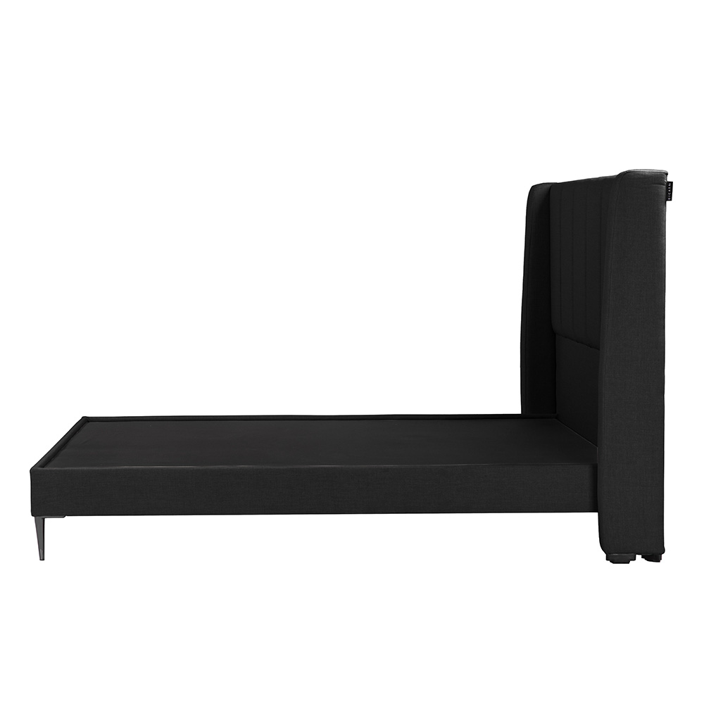 Foto 5 pulgar | Cabecera Foss Color Negro + Base Cama Slim Queen Size