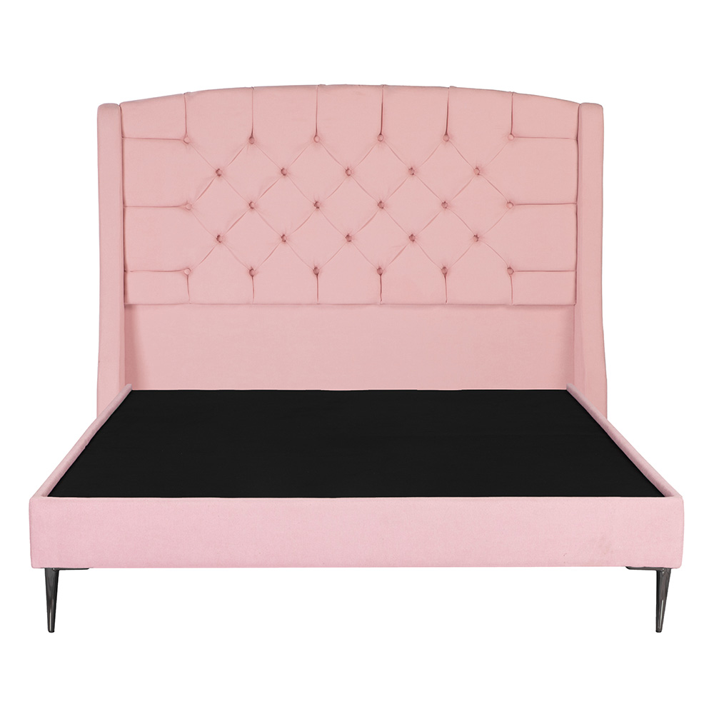 Foto 3 pulgar | Cabecera Sitka Color Rosa + Base Cama Slim King Size
