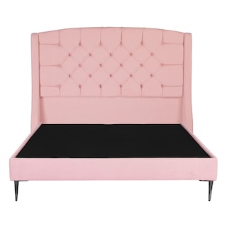 Foto 2 | Cabecera Sitka Color Rosa + Base Cama Slim King Size