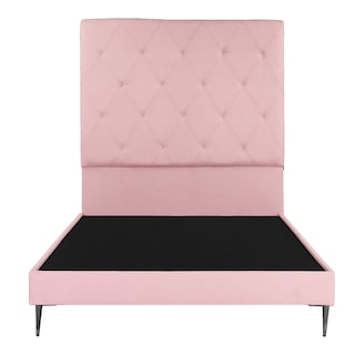 Foto 2 | Cabecera Oporto Color Rosa + Base Cama Slim Individual