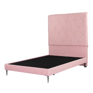 Foto 3 | Cabecera Oporto Color Rosa + Base Cama Slim Individual