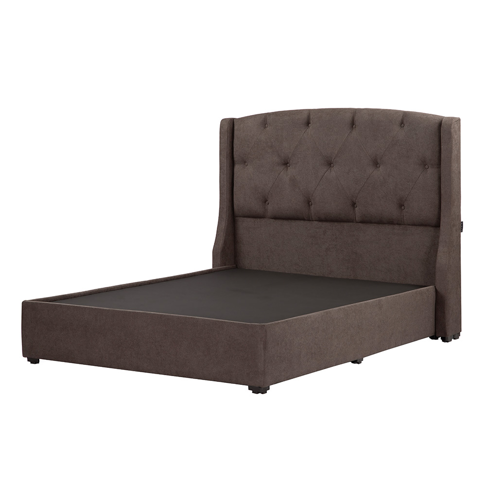Foto 1 | Cabecera Dicasa Zefyr Color Chocolate Matrimonial + Base Cama