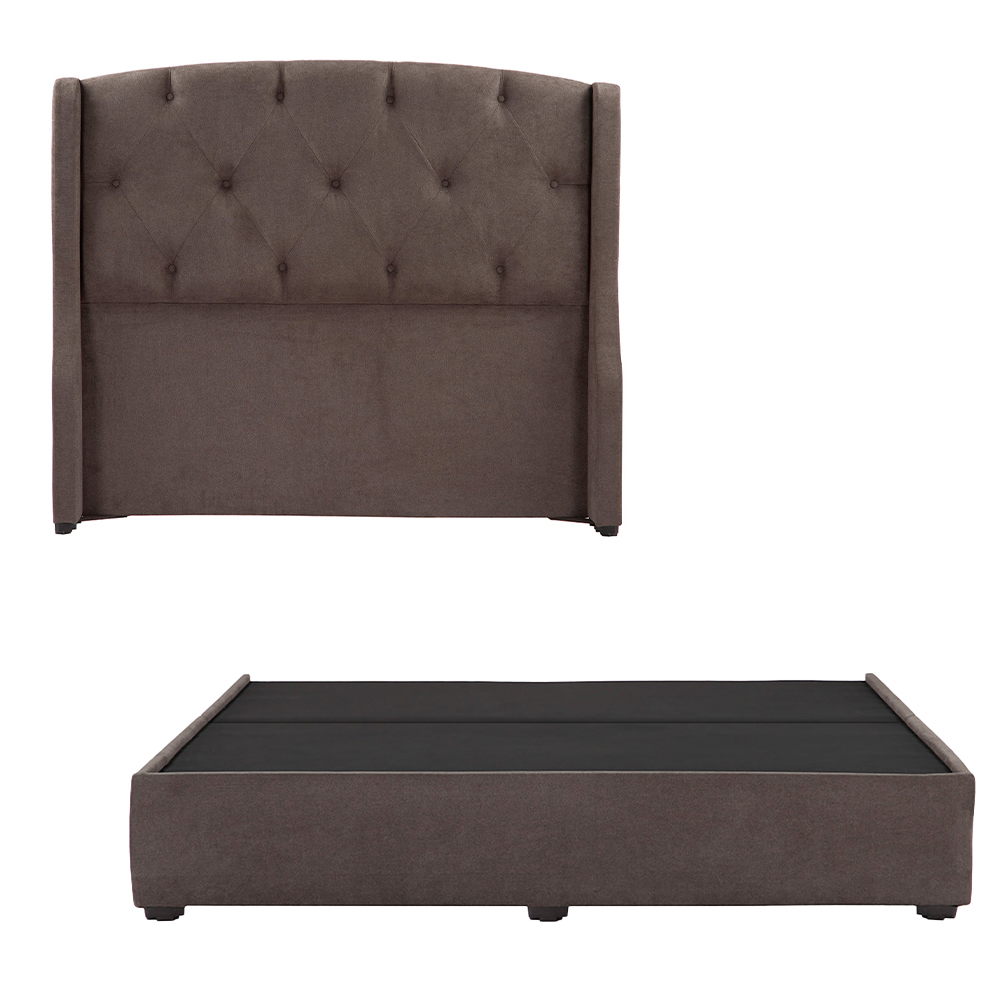 Foto 1 | Cabecera Dicasa Zefyr Color Chocolate King Size + Base Cama
