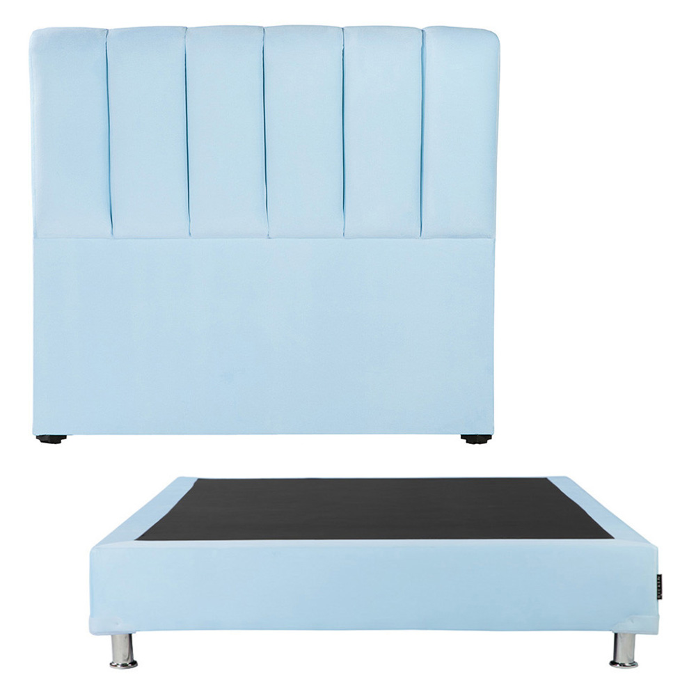 Cabecera Dicasa Kami Color Cielo Queen Size + Box
