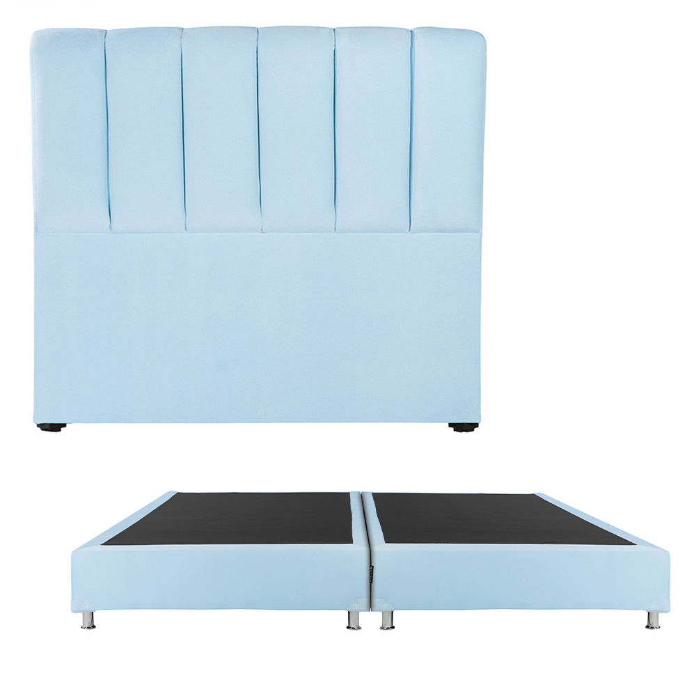 Cabecera Dicasa Kami Color Cielo King Size + Box