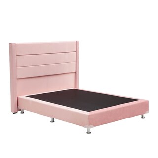 Foto 2 | Cabecera Dicasa Lugo Color Pink Queen Size + Box Dicasa Color Pink + Colchón Restonic Trini