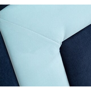 Foto 4 | Cabecera Dicasa Bora Color Azul Marino Matrimonial + Colchón Spring Air Trini Matrimonial