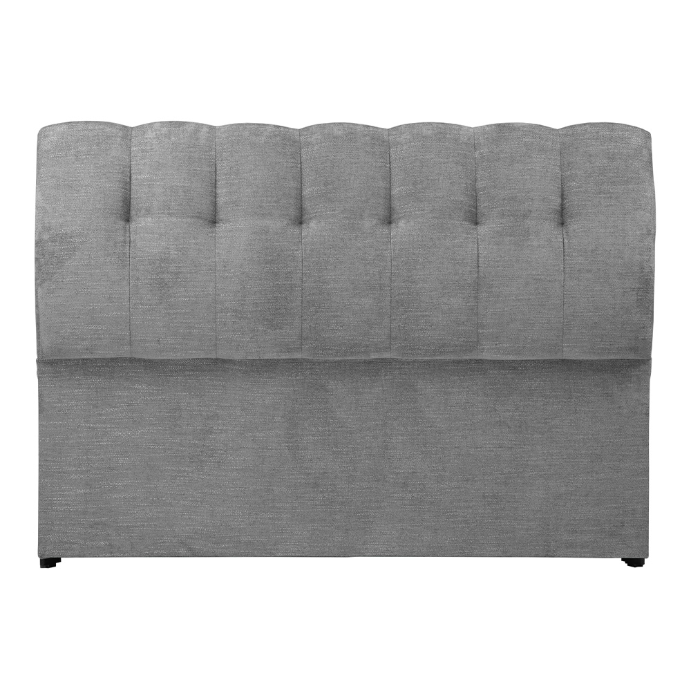 Cabecera Dicasa Nube Color Gris Oscuro  Queen Size