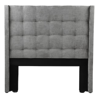 Foto 1 | Cabecera Dicasa Titan Color Gris Oscuro Queen Size