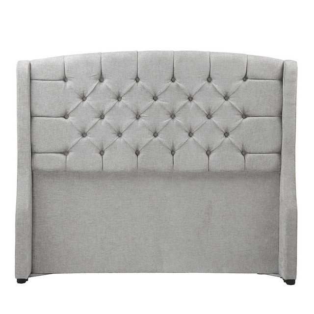 Foto 1 | Sitka Queen Size Cabecera Manhattan Nickel Gris