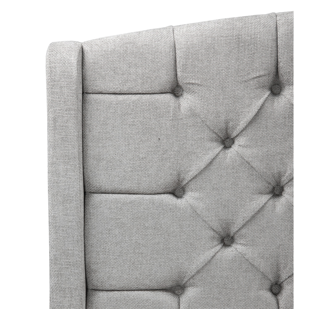 Foto 4 pulgar | Sitka Queen Size Cabecera Manhattan Nickel Gris