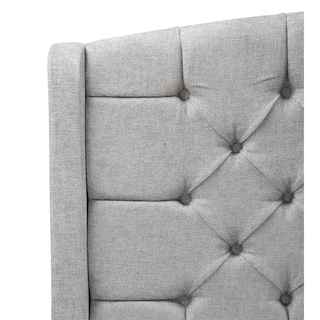 Foto 3 | Sitka King Size Cabecera Manhattan Nickel Gris