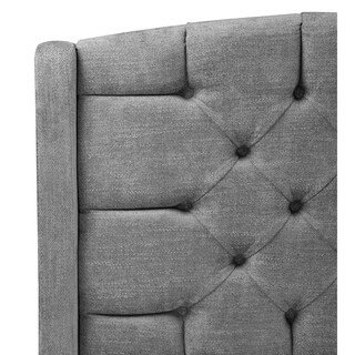 Foto 3 | Sitka King Size Cabecera Bond Storm Gris Oscuro
