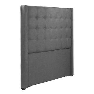 Foto 2 | Cabecera Trinity Bruks Color Gris Oscuro Queen Size