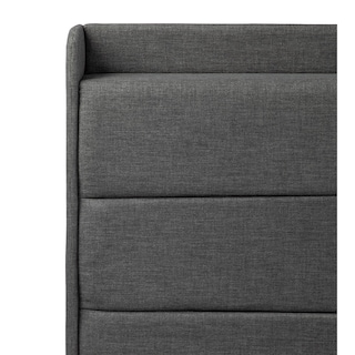 Foto 3 | Cabecera Trinity Wing Color Gris Oscuro Queen Size