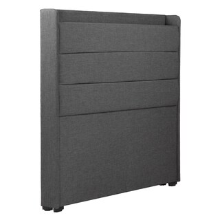 Foto 2 | Cabecera Trinity Wing Color Gris Oscuro King Size