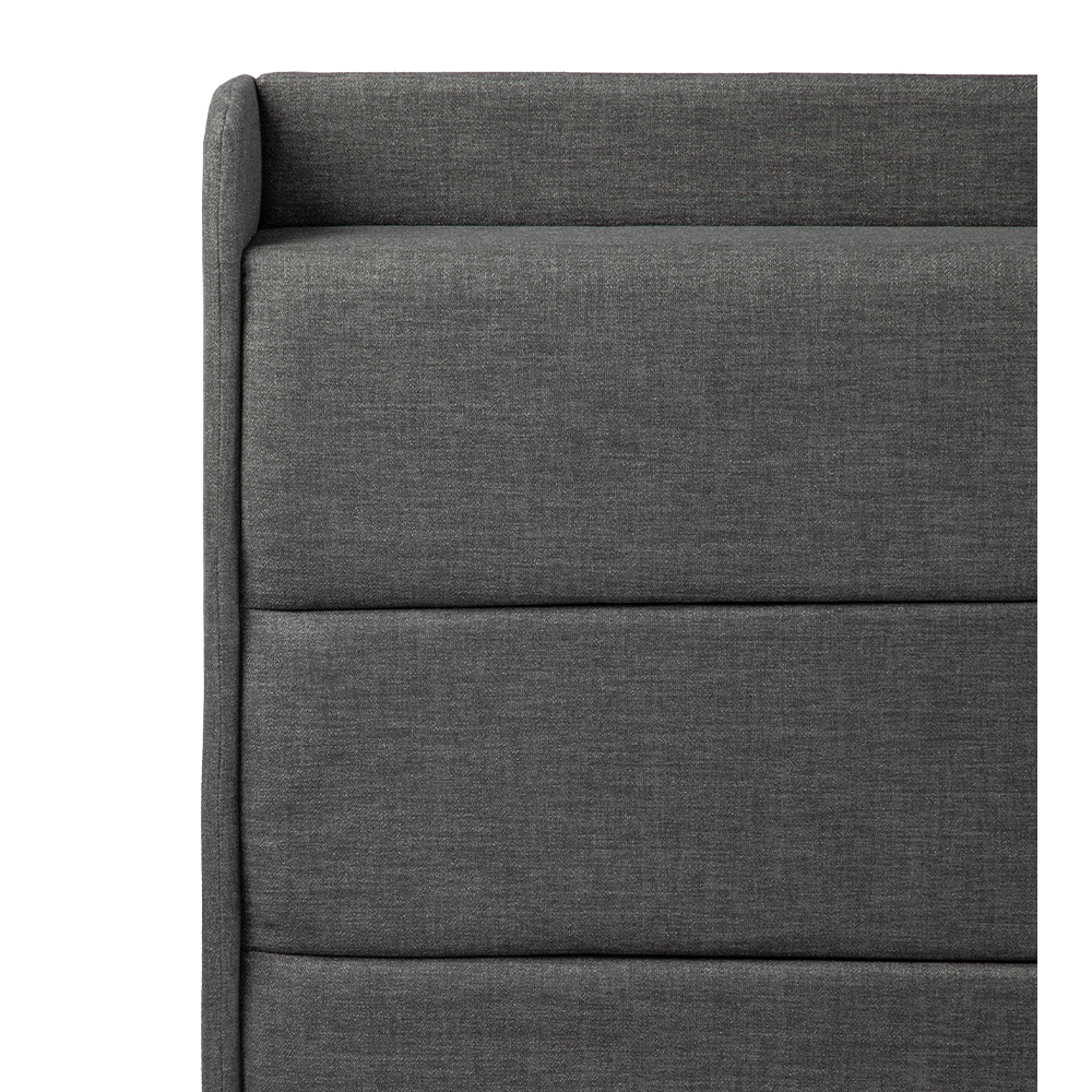 Foto 4 pulgar | Cabecera Trinity Wing Color Gris Oscuro King Size