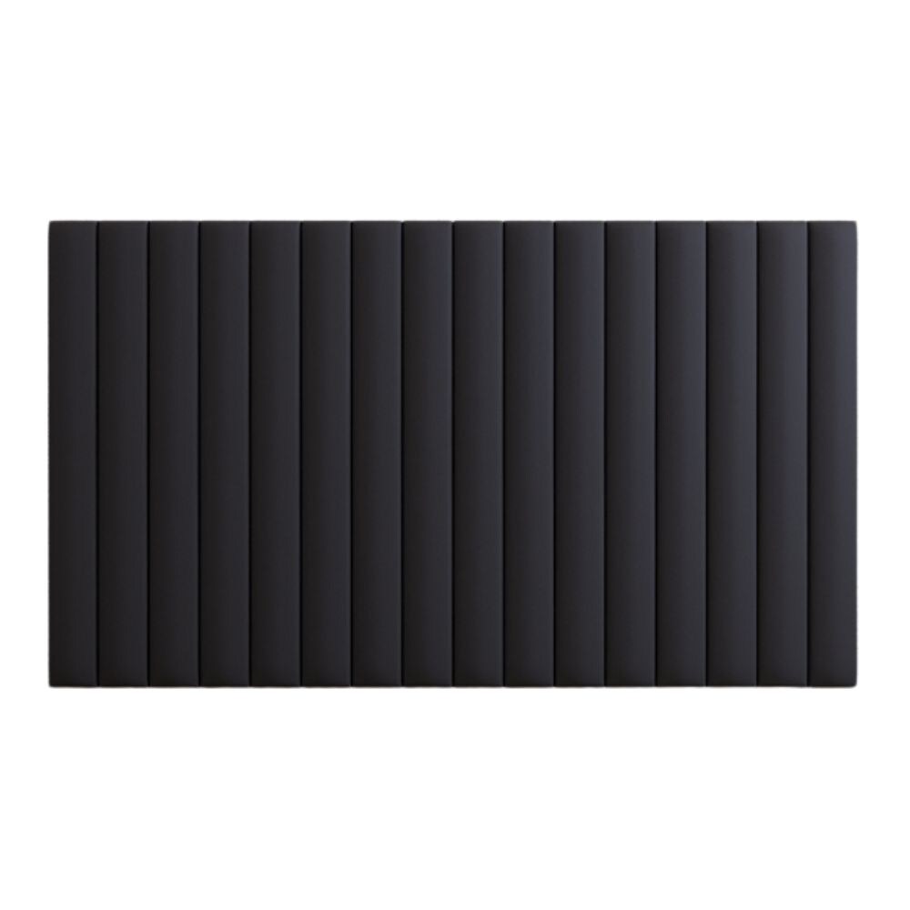 Cabecera King Size Modern Luxury De Terciopelo Negro Con Canales De 15 Cm $12,899