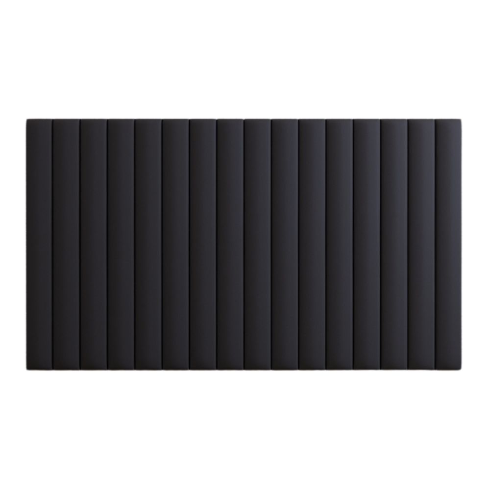 Foto 2 pulgar | Cabecera King Size Modern Luxury De Terciopelo Negro Con Canales De 15 Cm