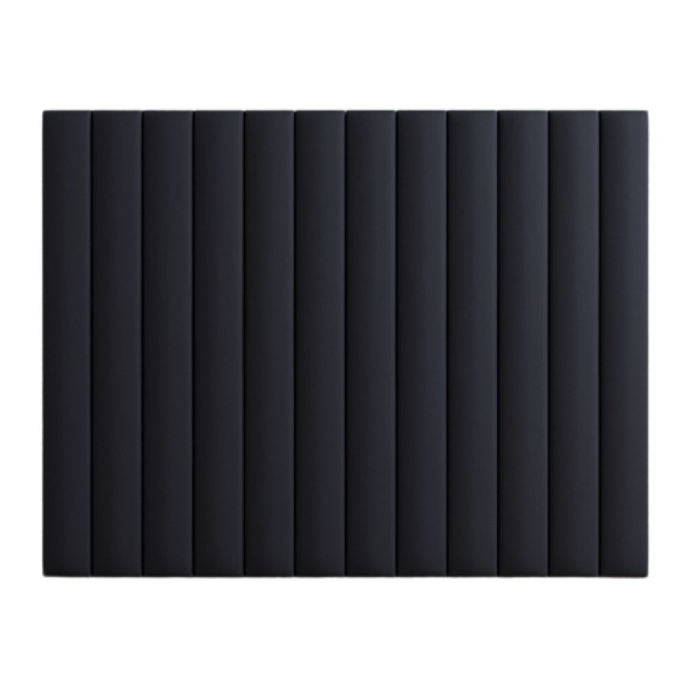 Foto 8 | Cabecera Matrimonial Modern Luxury De Terciopelo Negro Con Canales De 15 Cm