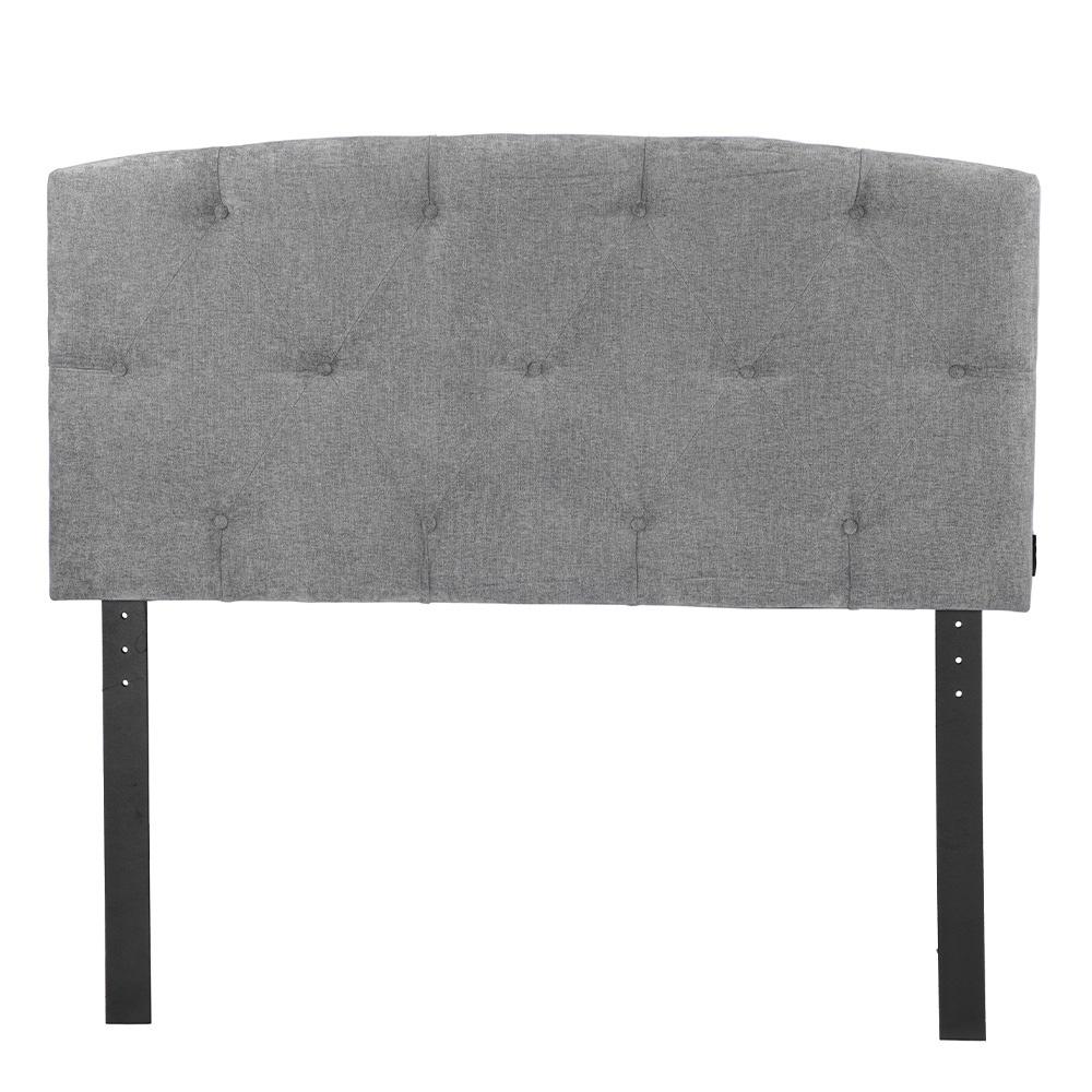 Cabecera Dicasa Sigma Color Gris Queen Size