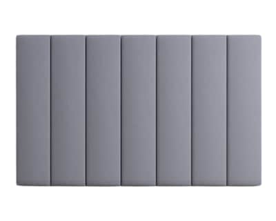 Foto 8 | Cabecera Queen Size Modern Luxury De Terciopelo Gris Plata Con Canales De 30 Cm