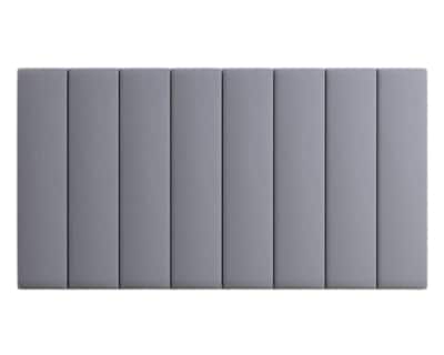 Foto 8 | Cabecera King Size Modern Luxury De Terciopelo Gris Plata Con Canales De 30 Cm