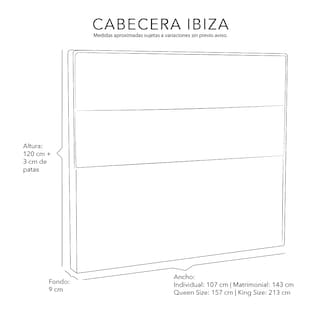 Foto 6 | Cabecera Dicasa Ibiza Color Blanco Individual