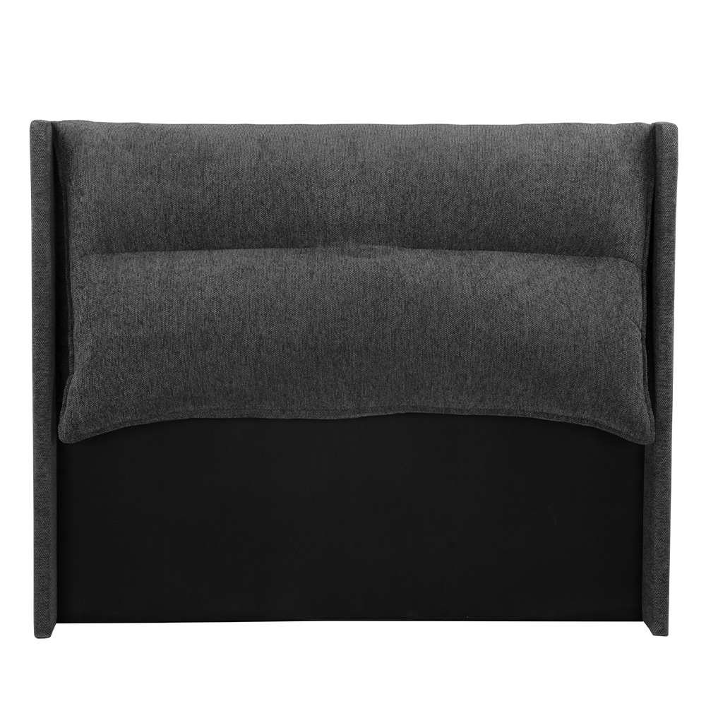 Cabecera Rogga Becca Color Gris Carbon Matrimonial