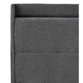 Foto 3 | Cabecera Trinity Wing Color Gris Oscuro Individual