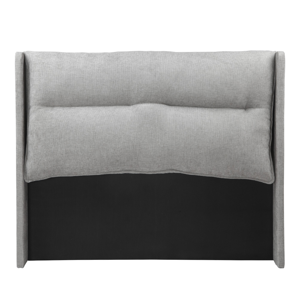 Cabecera Rogga Becca Color Gris Nickel Queen Size