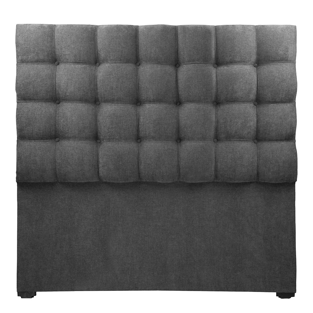 Foto 1 | Cabecera Trinity Slip Color Gris Oscuro Queen Size