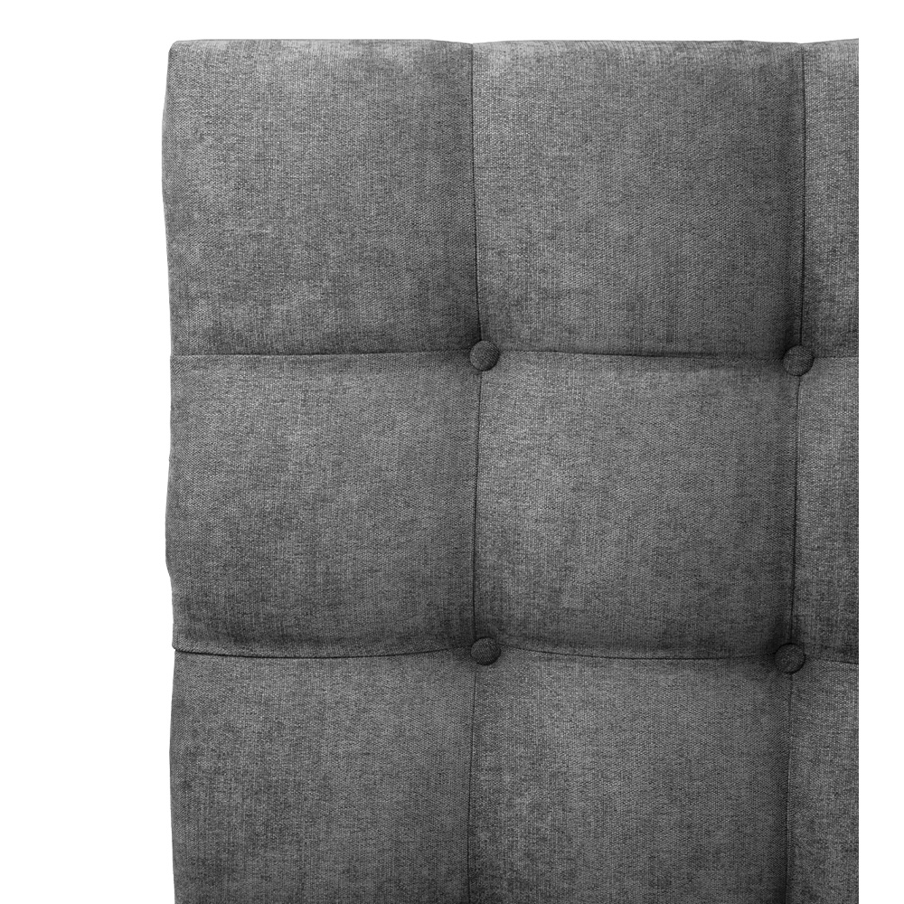 Foto 4 pulgar | Cabecera Trinity Slip Color Gris Oscuro Queen Size