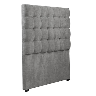 Foto 2 | Cabecera Trinity Slip Color Gris Oscuro Queen Size