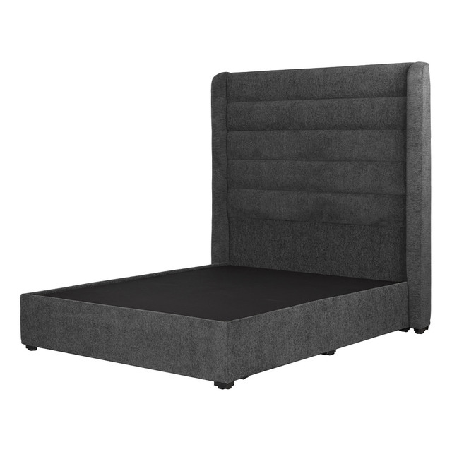 Foto 3 pulgar | Cabecera Dicasa Polar + Base Cama Color Gris Oxford King Size