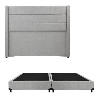 Foto 1 | Cabecera Dicasa Lugo Color Gris Nickel King Size + Box Dicasa