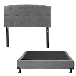 Foto 1 | Cabecera Dicasa Sigma Color Dark Grey Individual + Box Dicasa