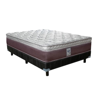 Foto 2 | Colchón Individual + Box Spring Air Freeman color Café
