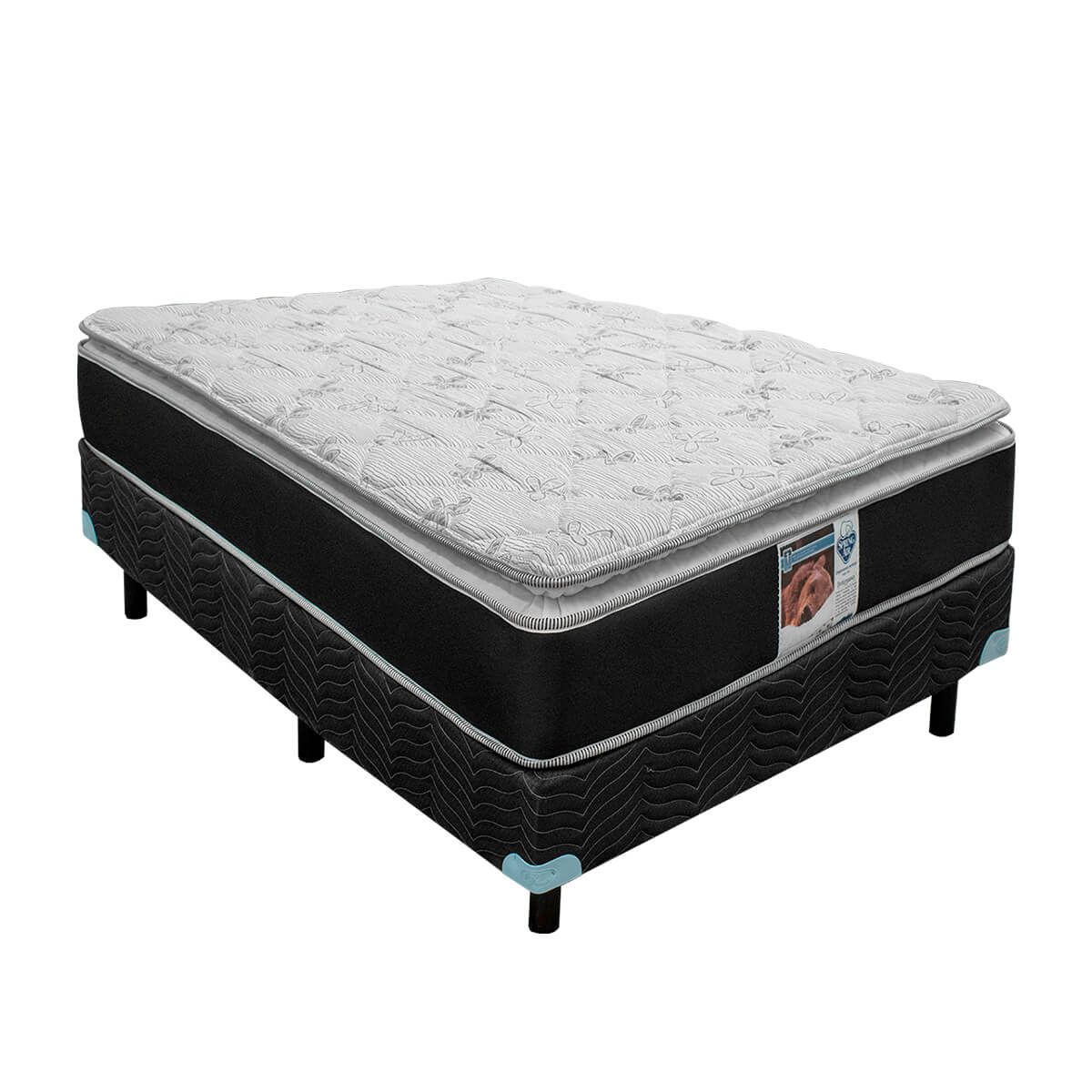 Foto 3 pulgar | Colchón Individual + Box Spring Air Kunis