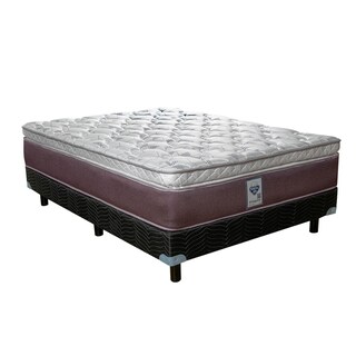 Foto 2 | Colchón Matrimonial + Box Spring Air Freeman color Café
