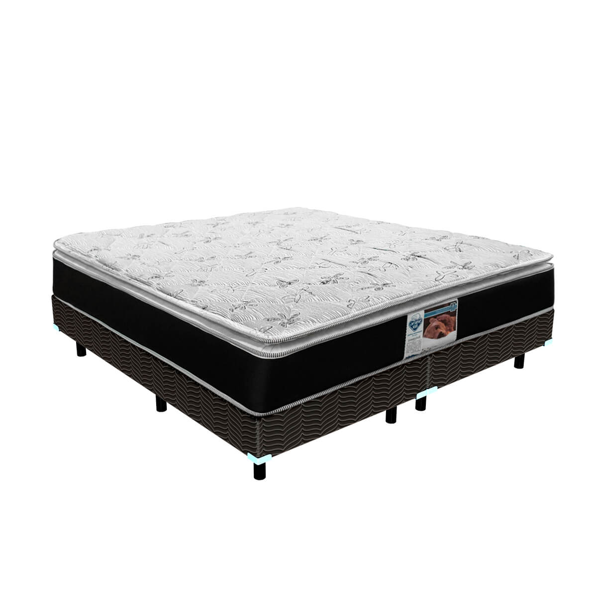 Foto 2 | Colchón King Size + Box Spring Air Kunis