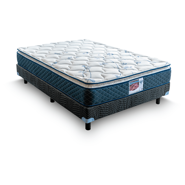 Foto 1 | Colchón Queen Size y Box Spring Air Carmín