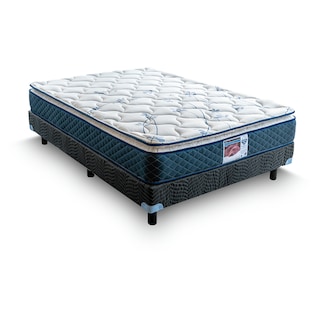 Foto 1 | Colchón Queen Size y Box Spring Air Carmín