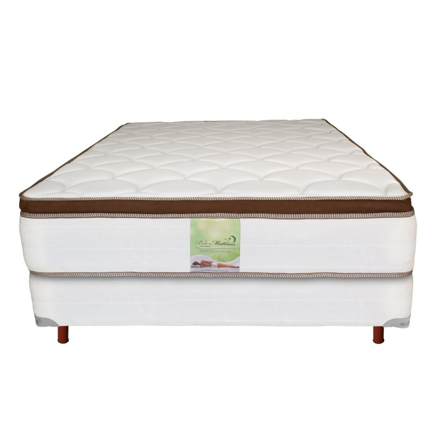 Colchón Matrimonial Ortopédico Con Box Bio Mattress Manchester