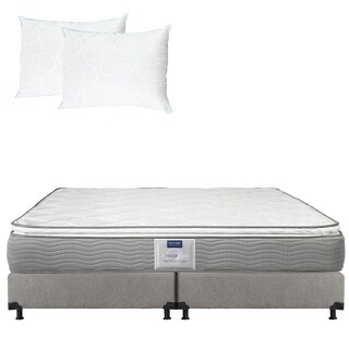 Foto 1 | Colchón Dicasa Cupra King Size + Box Rivo Gris + 2 Almohadas Osos